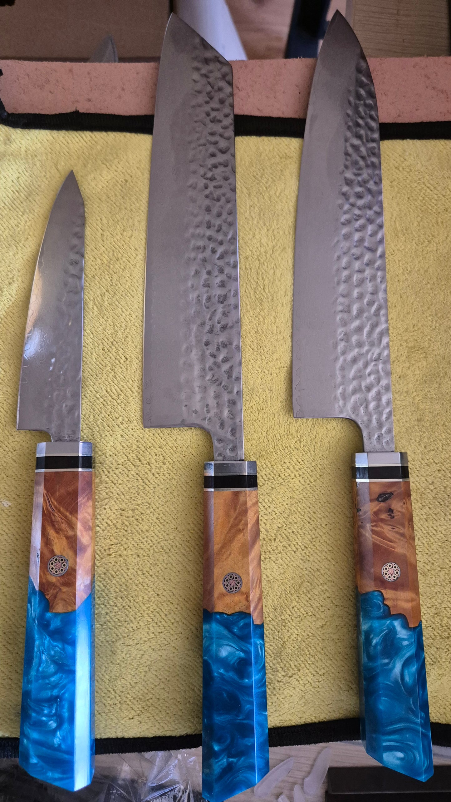 3 egenkomponert kokkekniver