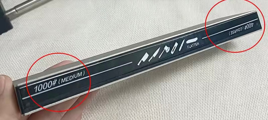 Diamant slipestein dobbeltsidig 400/1000 grit